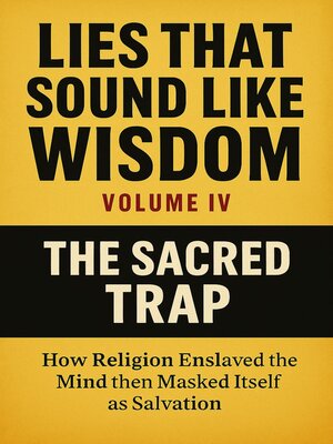 cover image of Lies That Sound Like Wisdom